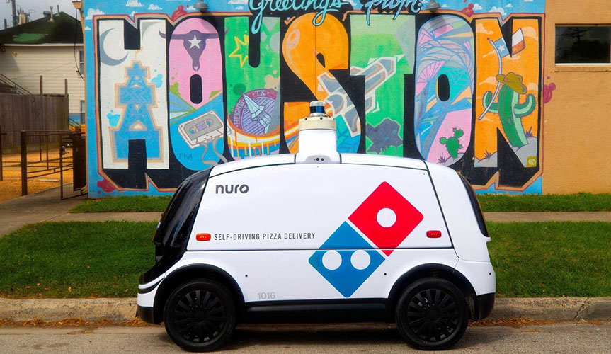 Domino’s Pizza будет использовать автономные автомобили для доставки пиццы