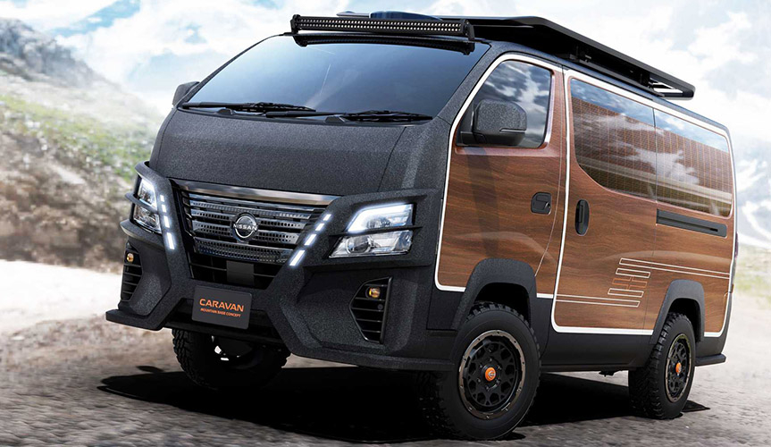 Nissan представит два концептуальных кемпера на базе Caravan