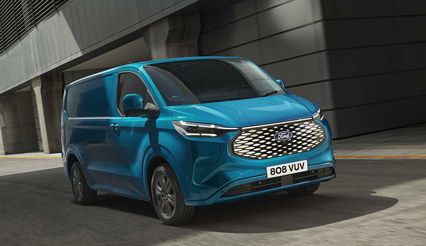 Ford представил новый электрофургон E-Transit Custom для европейского рынка