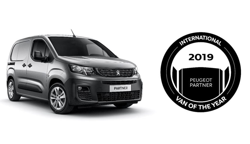 Новый Peugeot Partner удостоился звания «INTERNATIONAL VAN OF THE YEAR 2019»