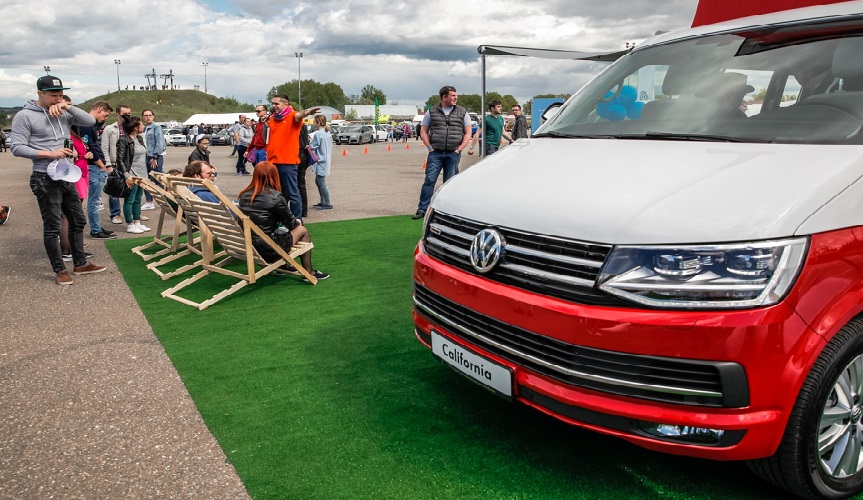 Новая Volkswagen California представлена на VAGBURG Festival 2017