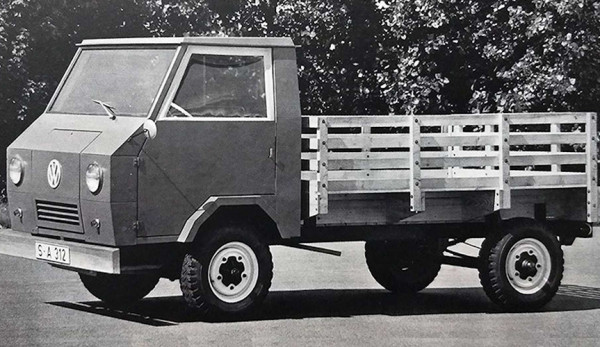 Редкий грузовик Volkswagen Basis-Transporter