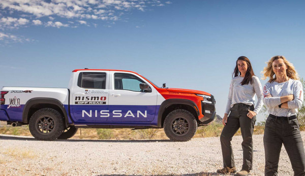 Пикап Nissan Frontier будет участвовать в женском ралли-рейде