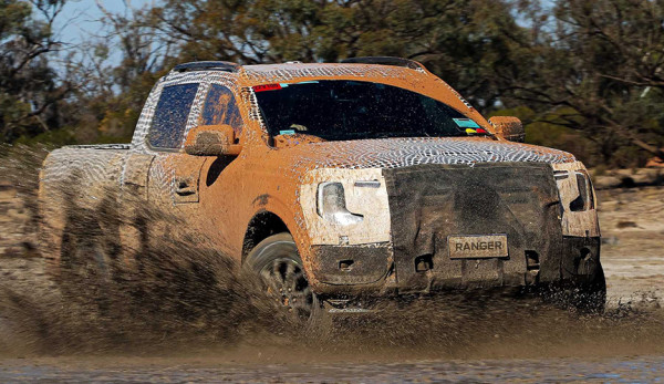 Ford проводит испытания нового пикапа Ranger