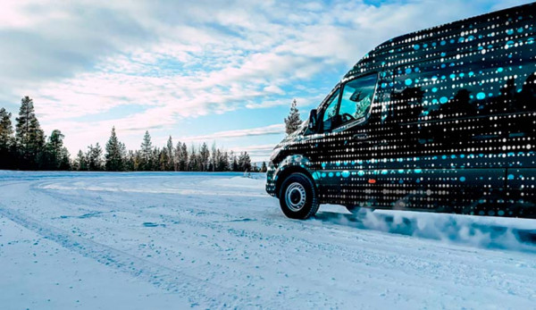 Новый Mercedes-Benz eSprinter проходит зимние испытания