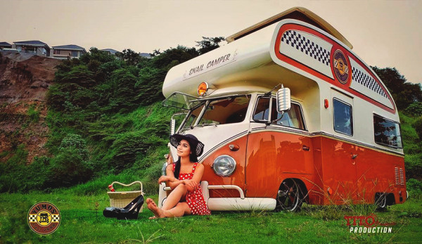 Роскошный кемпер-улитка на базе Volkswagen Transporter